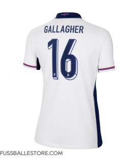 Günstige England Conor Gallagher #16 Heimtrikot Damen EM 2024 Kurzarm